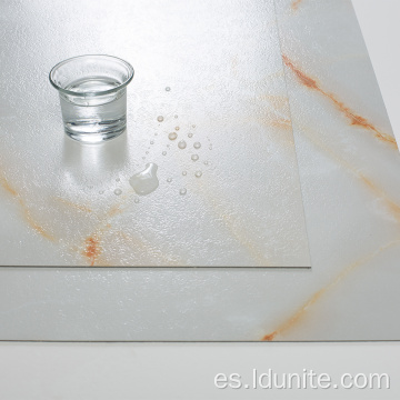 Patrón de piedra PVC Pavimento de vinilo impermeable Azulejo